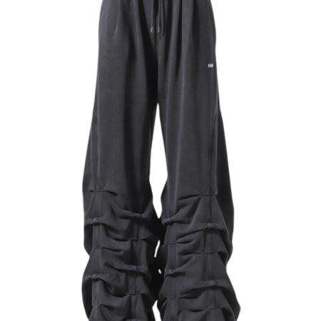 Avavav - Smocked Track Pants Black