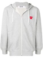 Comme Des Garcons Play - Felpa con Zip E Logo