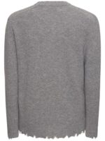 Laneus - Maglione Girocollo Grigio Rotture - immagine 2