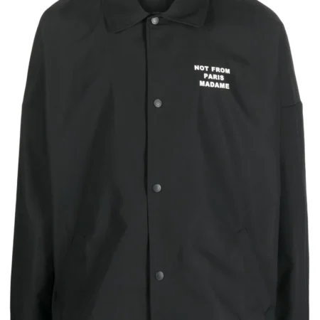 Drôle De Monsieur - Giacca con Bottoni Not From Paris 'la Veste Nfpm' Black