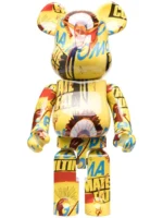 Medicom Toy -be@rbrick Andy Warhol X Jean-michael Basquiat #3 1000%