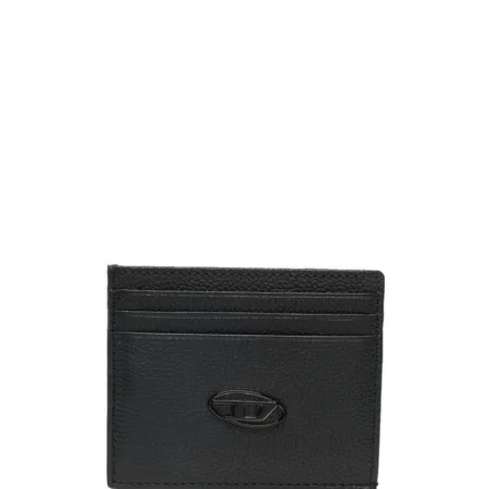 Diesel - Logo-plaque Leather Cardholder