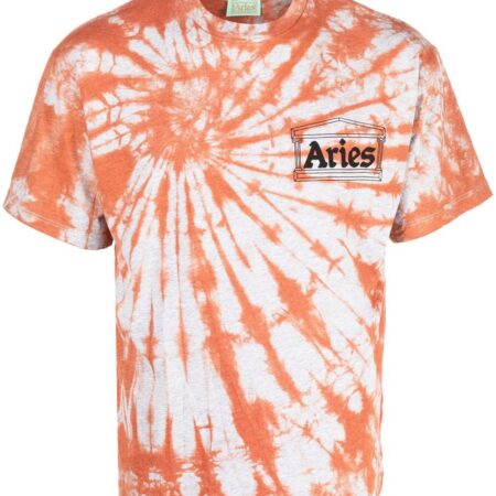 Aries - Temple Tie Dye T-shirt Orange