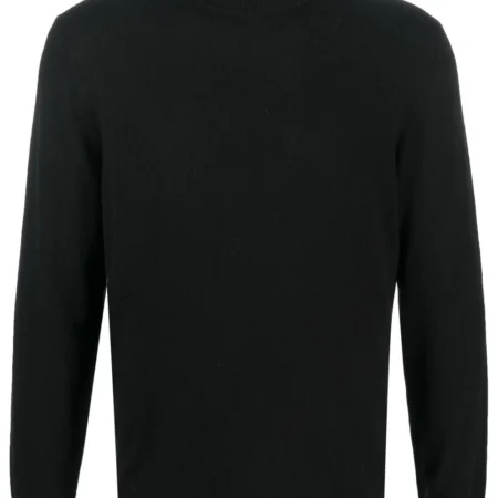 Laneus - Maglione Collo Alto  Nero