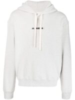 Jil Sander - Felpa con Cappuccio E Logo