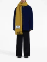 Marni - Sciarpa con Logo in Alpaca - immagine 4