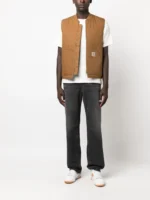 Carhartt WIP - Gilet in Canvas Hamilton Brown - immagine 3