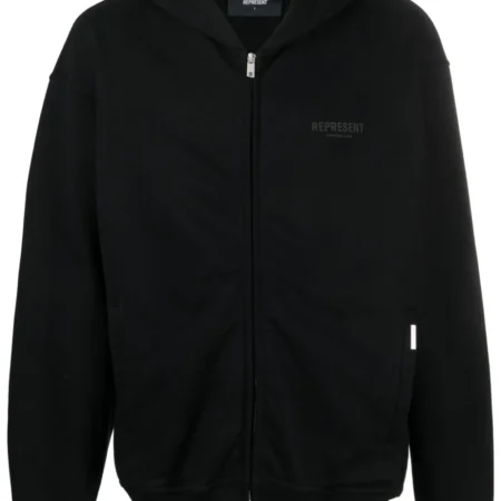 Represent - Owner Club Hoodie Logo Print Black