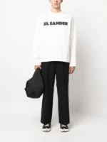 Jil Sander - Felpa Girocollo con Logo - immagine 4