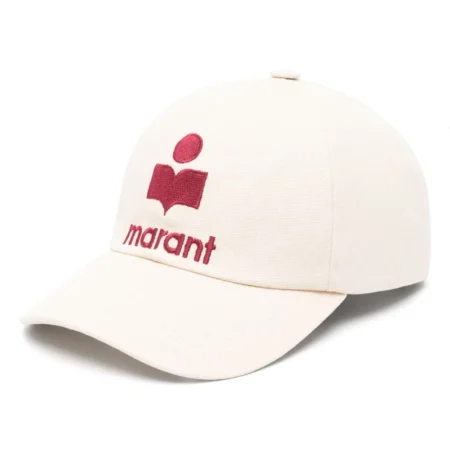 Isabel Marant - Tyron Cap Ecru / Red