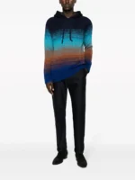 Laneus - Maglione con Cappuccio Degrade' - immagine 4