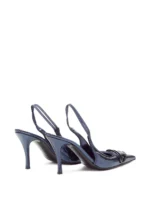 Diesel - Scarpa con Il Tacco D-venus 80mm Leather Pumps - immagine 4