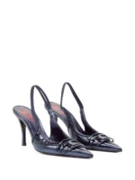 Diesel - Scarpa con Il Tacco D-venus 80mm Leather Pumps - immagine 3