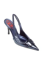 Diesel - Scarpa con Il Tacco D-venus 80mm Leather Pumps - immagine 2