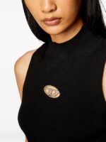 Diesel - Top a Collo Alto Onervax Nero - immagine 4