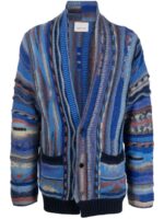Laneus - Cardigan Jacquard Mohair
