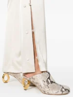 Nanushka - Pantaloni Dritti Felina Cream - immagine 5