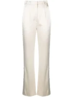 Nanushka - Pantaloni Dritti Felina Cream