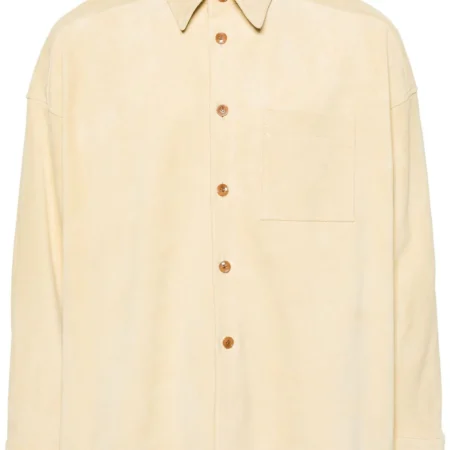 Marni - Camicia in Pelle Scamosciata