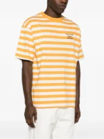 Drôle De Monsieur - T-shirt ' Le T-shirt Slogan Rayé' - immagine 4