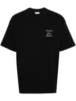 Drôle De Monsieur - T-shirt ' Le T-shirt Slogan Cursive ' Black