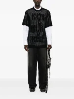 MM6 Maison Margiela - T-shirt Knit Nera - immagine 2