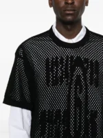 MM6 Maison Margiela - T-shirt Knit Nera - immagine 3