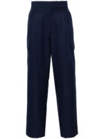 Drôle De Monsieur - Pantaloni ' Cargo Laine ' Navy