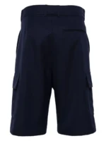 Drôle De Monsieur - Shorts ' Cargo Laine ' Navy - immagine 3