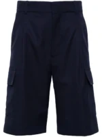 Drôle De Monsieur - Shorts ' Cargo Laine ' Navy