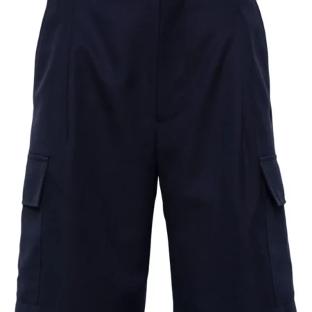 Drôle De Monsieur - Shorts ' Cargo Laine ' Navy