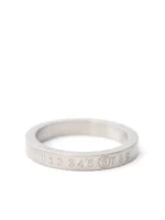 MM6 Maison Margiela - Anello Numeric Signature Inciso