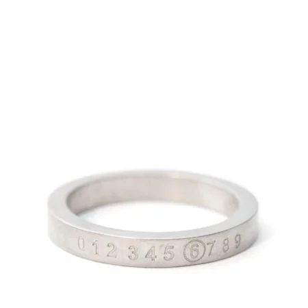 MM6 Maison Margiela - Anello Numeric Signature Inciso