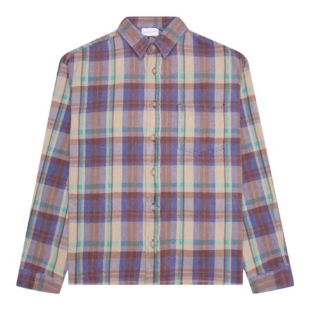 John Elliot - Camicia HEMI burgundy x navy