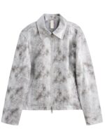 Sunflower - Short Leather Jacket silver
