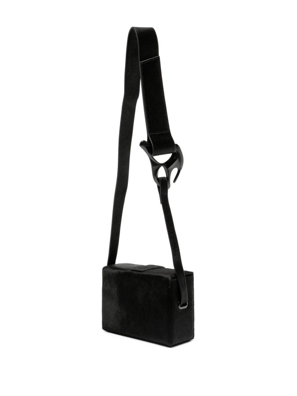 HELIOT EMIL◆PONY HAIR SOLELY BOX BAG ポニーヘアレザー Heliot Emil Black Pony Hair Solely Box Bag - Fabric of Society