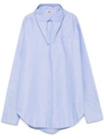 Avavav - Hooded Shirt Blue