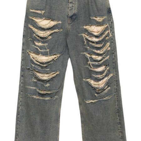 424 Fairfax - Big Daddy Ripped Denim Washed Blue