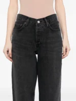 Agolde - V-waist Baggie Washed Black - immagine 5