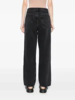 Agolde - V-waist Baggie Washed Black - immagine 4