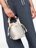 Ganni - Bou Bucket Mini Strass Egret - immagine 2
