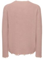 Laneus - Maglione Girocollo con Rotture Rosa - immagine 3