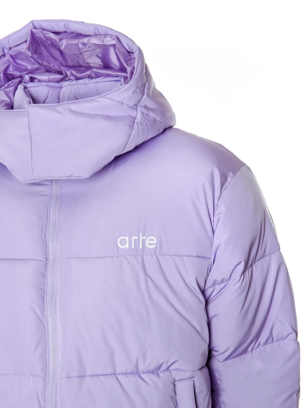 Arte Antwerp - Giacca ' Joey ' Puffer con Logo Viola - immagine 5