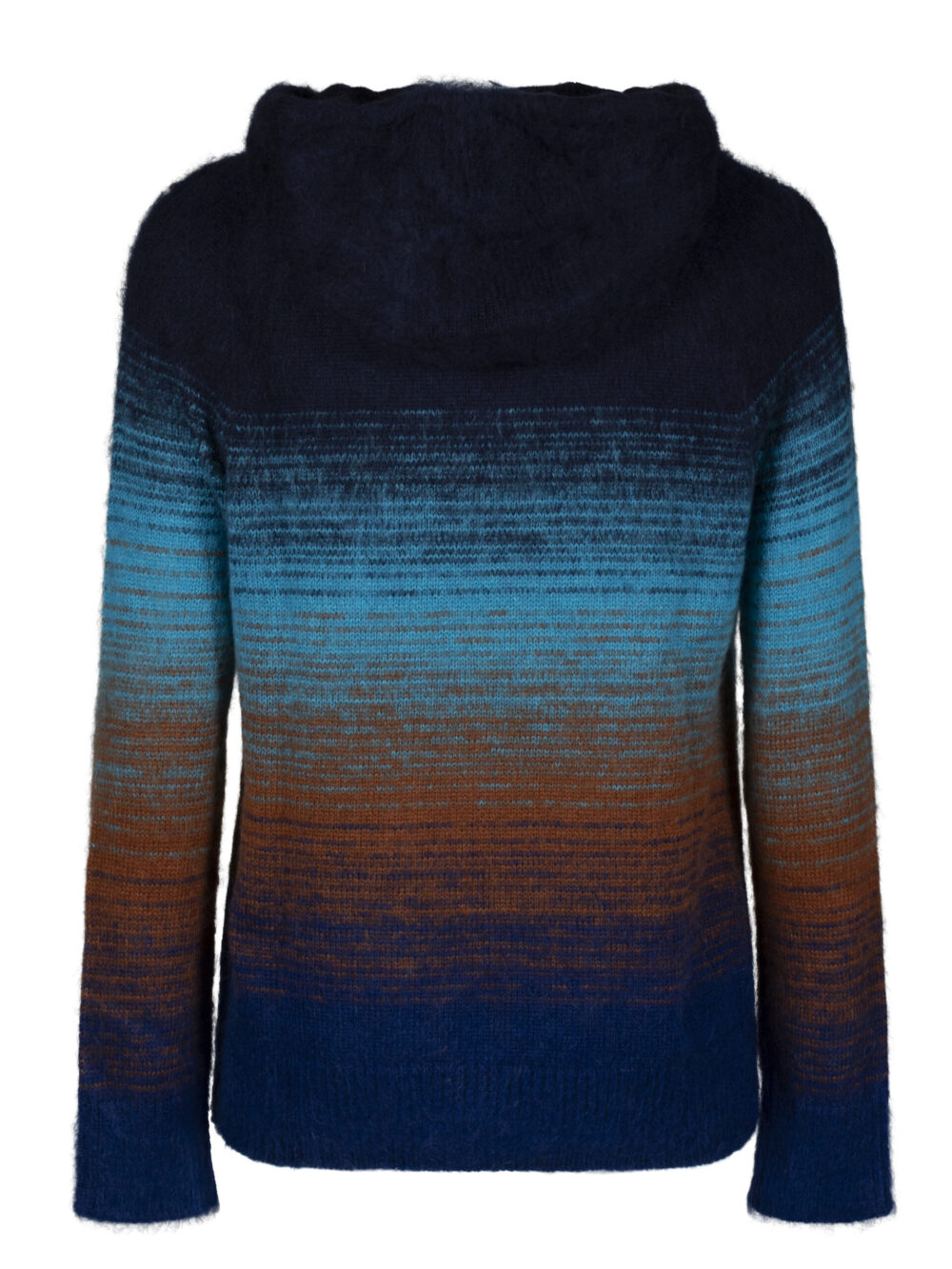 Laneus - Maglione con Cappuccio Degrade' - immagine 2