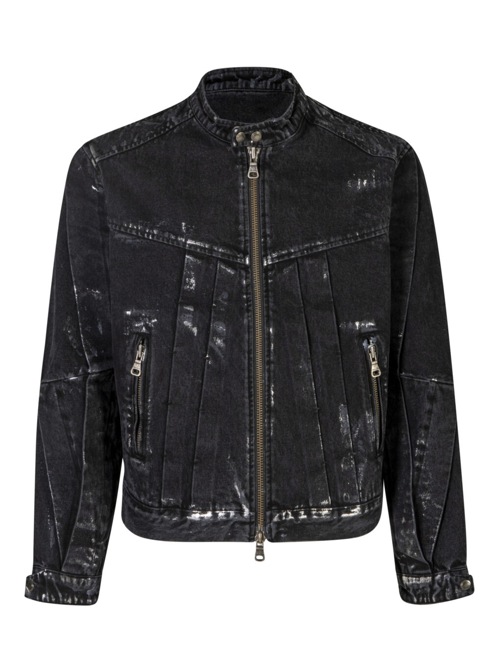 Andersson Bell - Wax Coated Denim Motorcycle Jacket - immagine 1