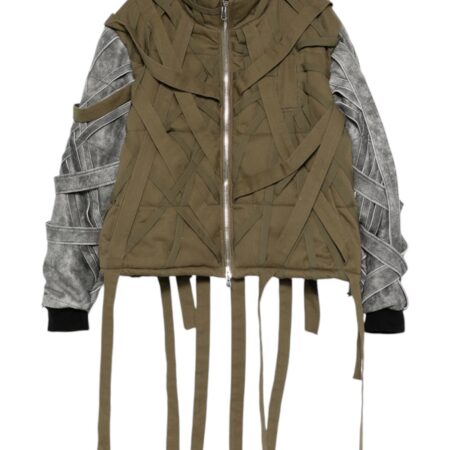 Who Decides War - Olive Engulfed Bomber Jacket