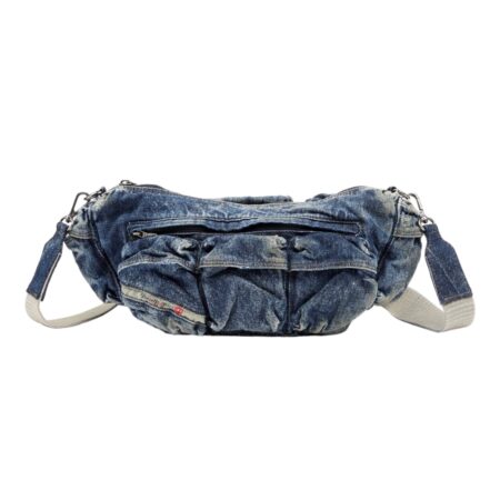 Diesel - Re-edition Travel 3000 Shoulder Bag Blue