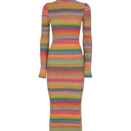 Laneus - Abito Maglia Multicolor