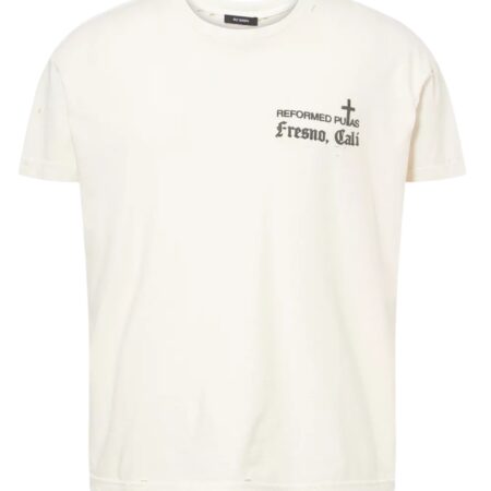 Willy Chavarria - Reformed puts destroyed t-shirt cream