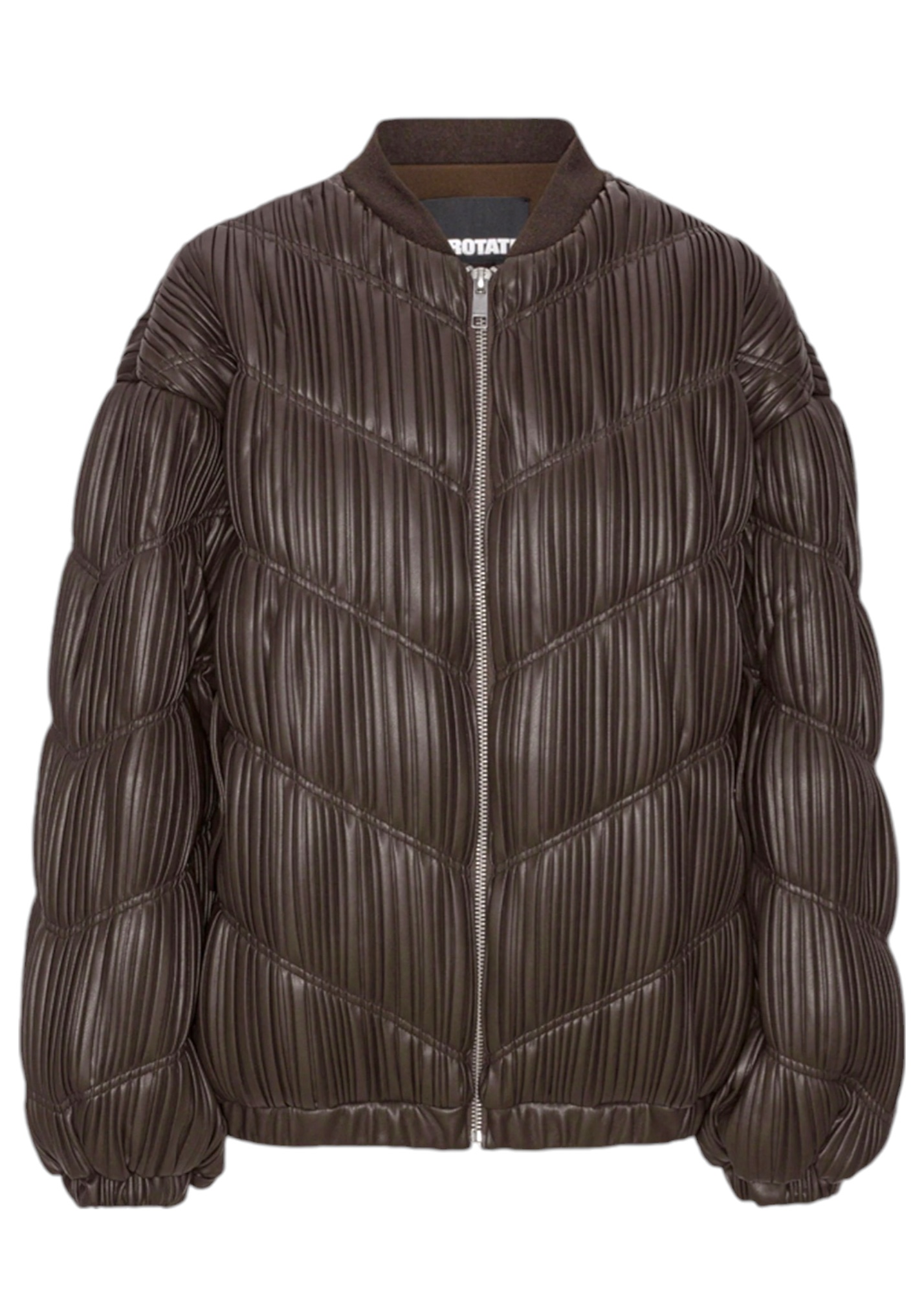 ブルゾン ROTATE FW25 Pleated bomber jacket (115038100 100) Rotate - Pleated Bomber Jacket - Dejavù Fashion Shop
